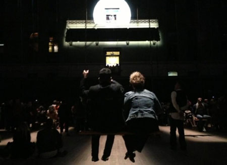 <p> Wexner trustee Jeni Britton Bauer (right) at the Park Avenue Armory </p>
