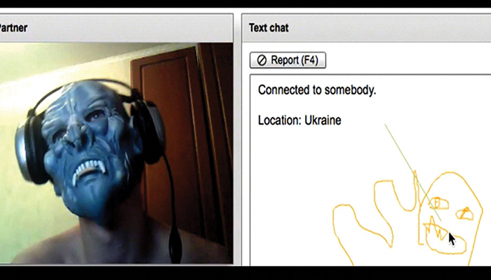 screenshot of video chat