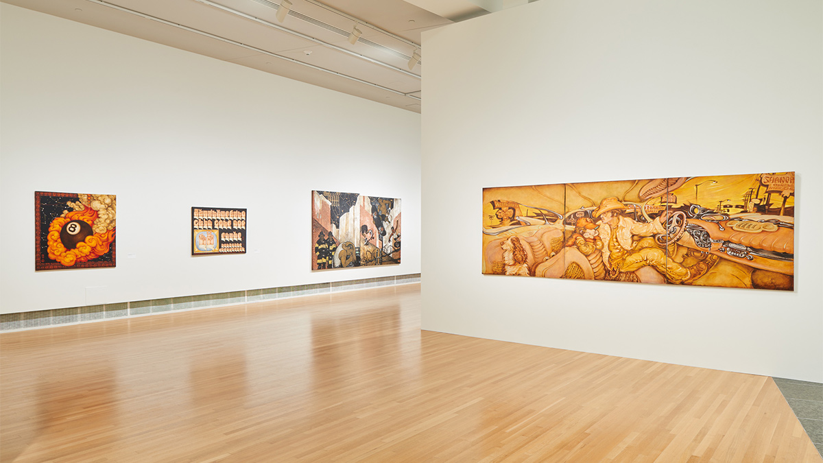 installation view in the Wexner Center galleries