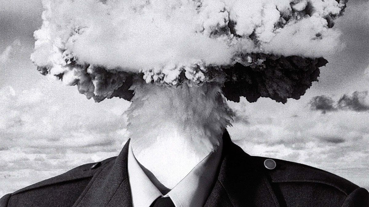 image of a nuclear blast erupting from the shoulders of a person