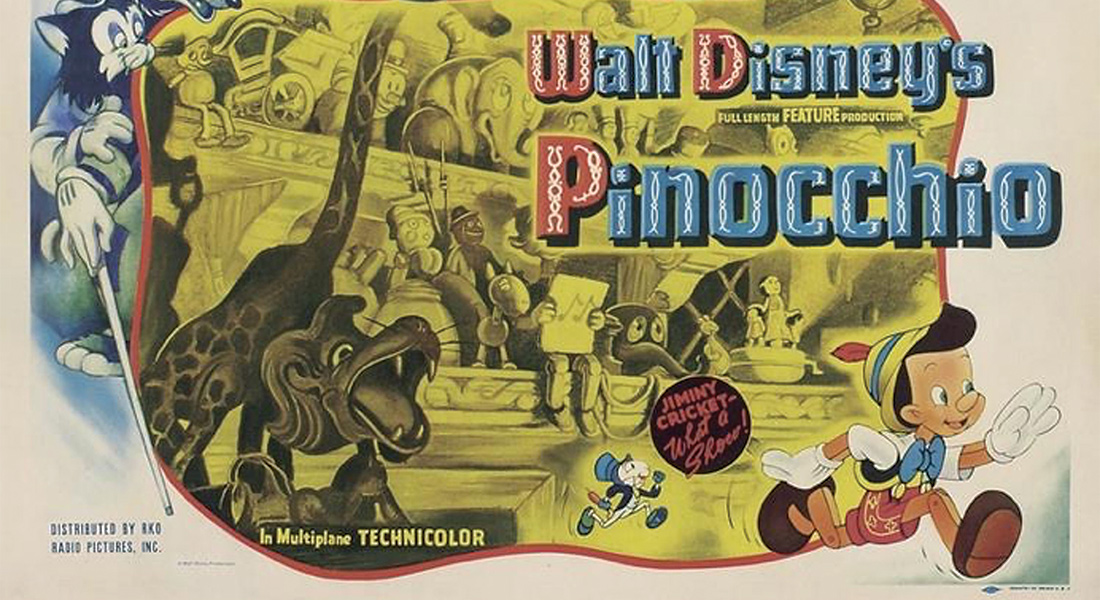 Original Pinocchio movie poster