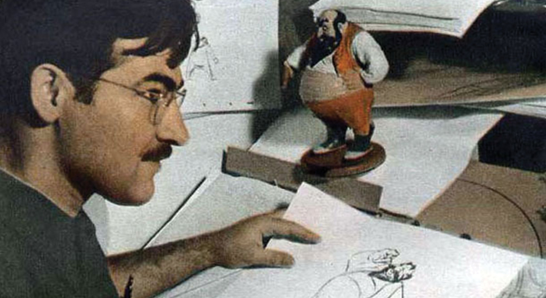 Animator drawing for Pinocchio