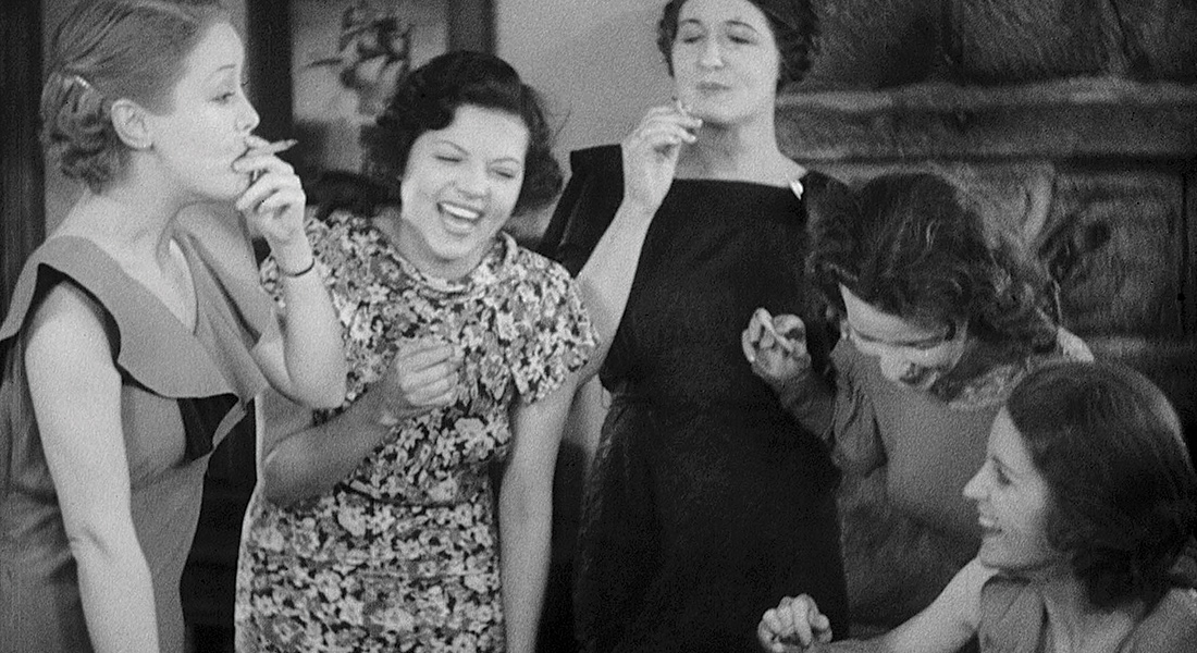 Still from the 1936 Dwayne Esper exploitation film Marihuana: Weed with Roots in Hell, screening Saturday, July 6, 2019 at the Wexner Center for the Arts at The Ohio State University