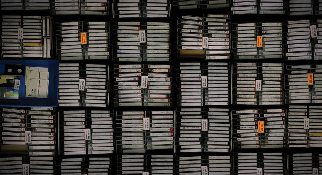 Stack of tapes, Recorder: The Marion Stokes Project 