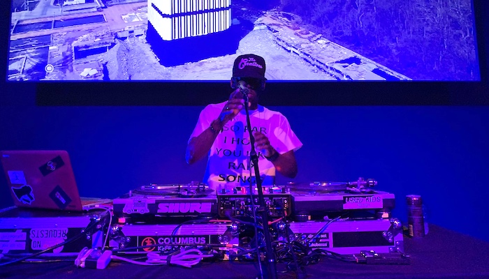 Columbus, Ohio DJ Krate Digga presents a set at the DEMO event at the Wexner Center for the Arts