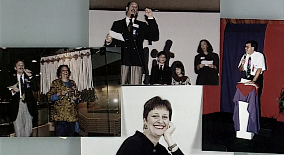 A collage of photographs from the Columbus AIDS Task Force