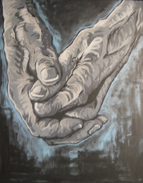 Holding On by Columbus artist Donna McCarty Estep