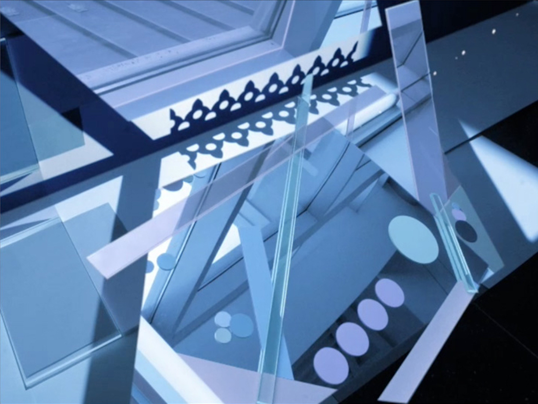 Geometric graphic from Amy Yoes' animated short Equator