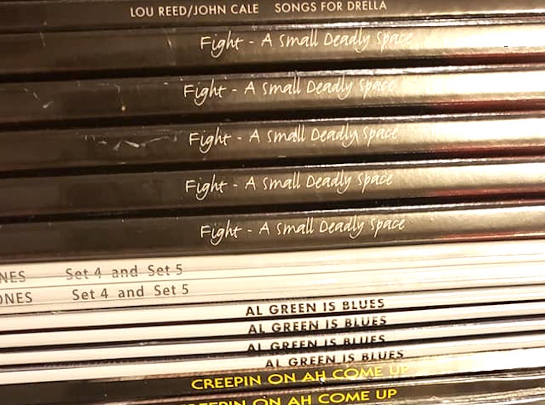 A stack of limited edition vinyl to be sold on Record Store Day 2020 at Columbus' Lost Weekend Records