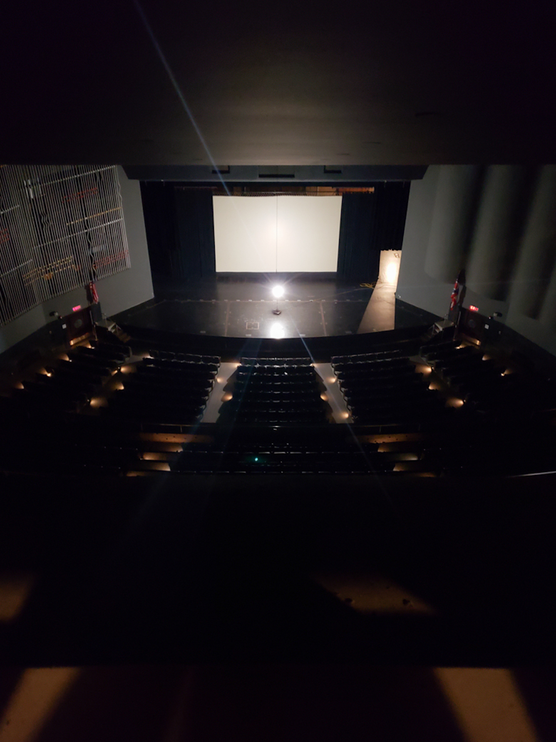 Mershon Auditorium as seen from the projection booth