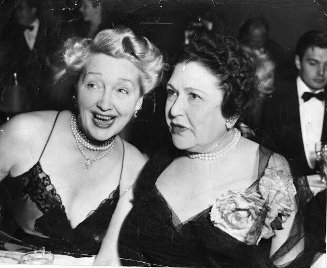 Hedda Hopper and Louella Parsons