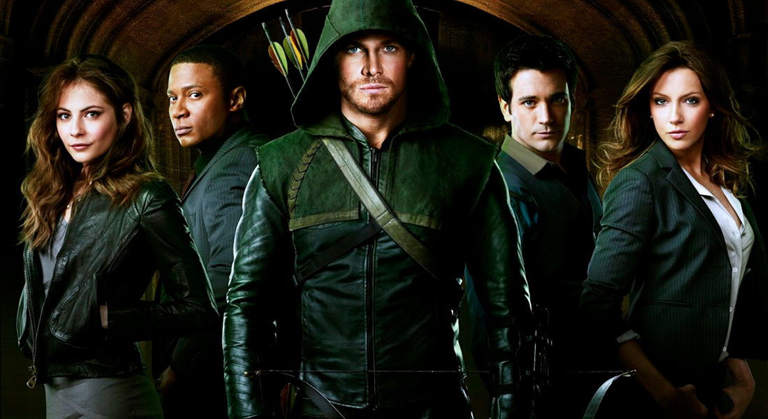 The cast of Arrow TV series