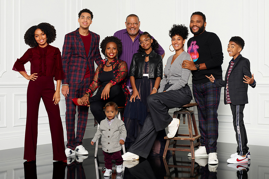The cast of Black-ish TV show.