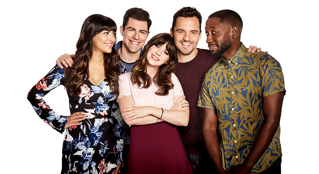 The cast of New Girl TV show.