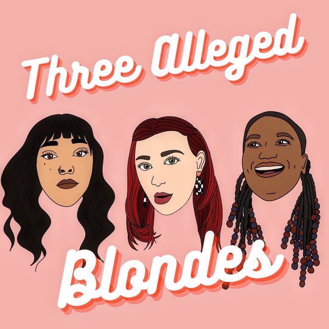 Three Alleged Blondes show logo