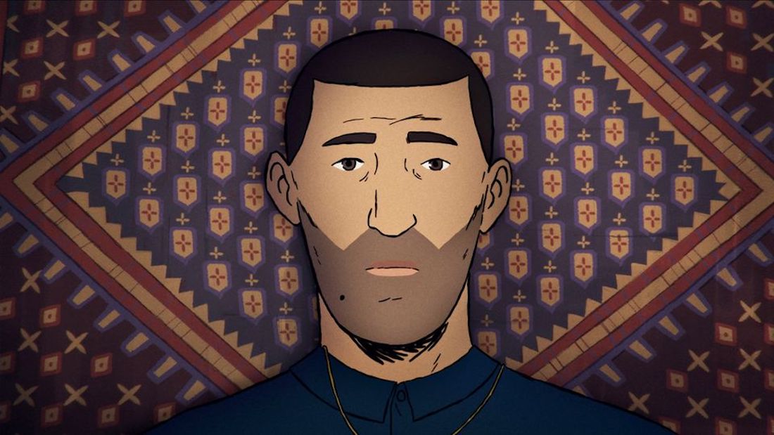 Still from the animated documentary Flee