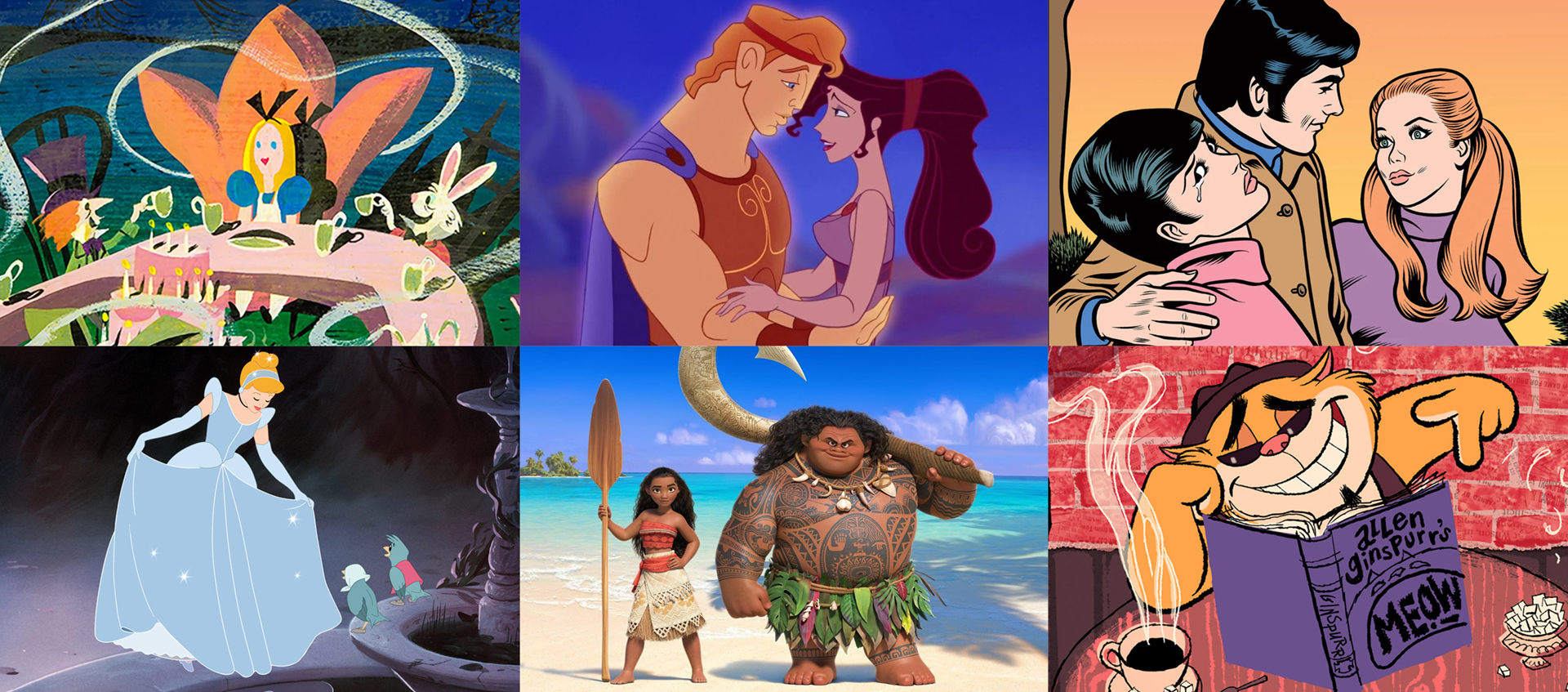 Six images from animated films in this festival.