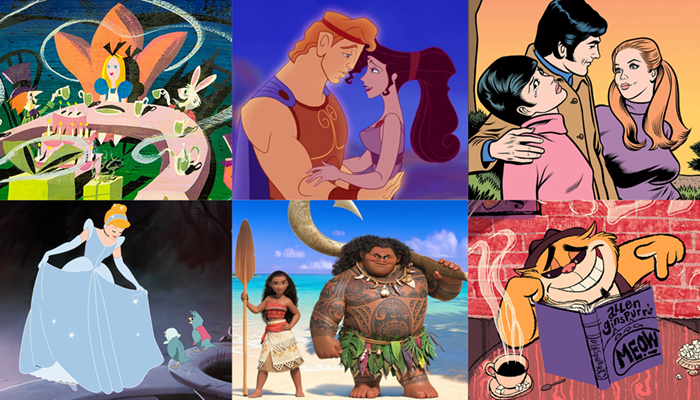 Six images from animated films in this festival.
