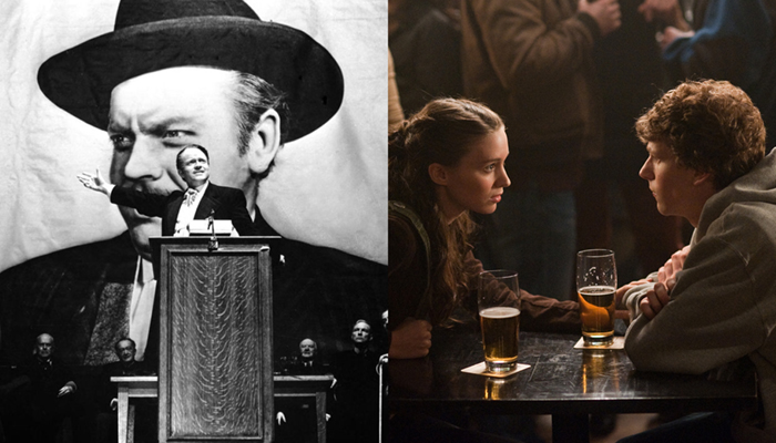 A collage of two stills from the films in this double feature.