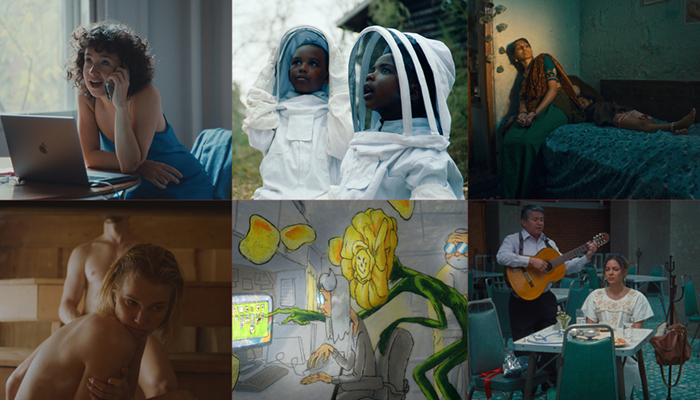 A collage of six photos from the 2026 Sundance short film tour.