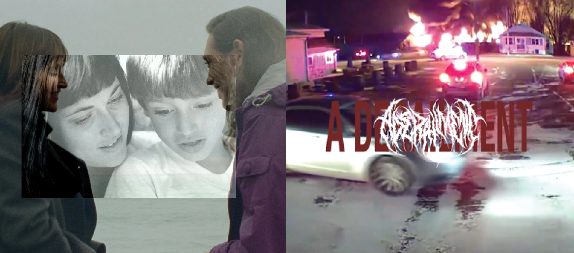 Two stills from the Unorthodocs Shorts program.