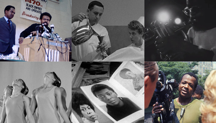 Six stills from the films in Retrospective: William Greaves.